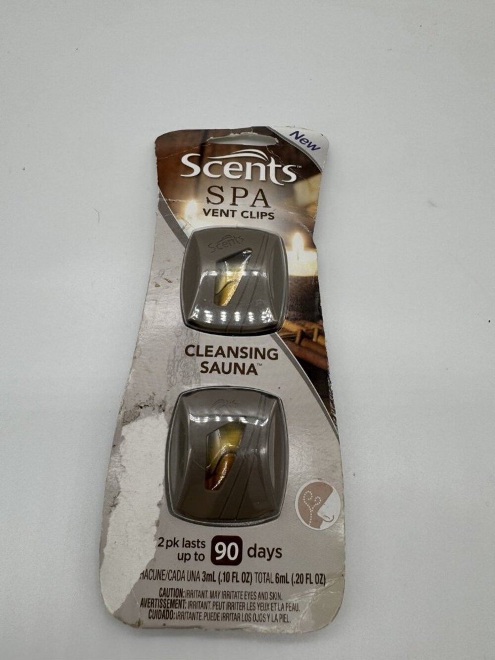 Scents Spa Cleansing Sauna Vent Clips 2 pack Discontinued 2017 New